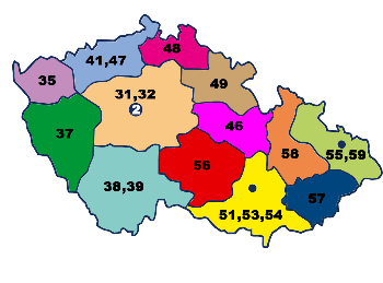 mapa telefonních obvodů